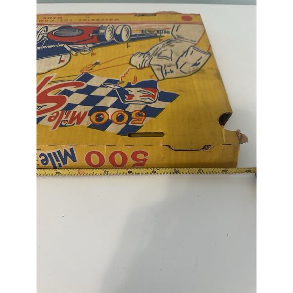 Vintage 500 Mile Speedway Marble Action Pinball Wolverine w/ original box - Picture 7 of 11